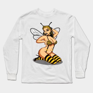 Honey bee girl / babe Long Sleeve T-Shirt